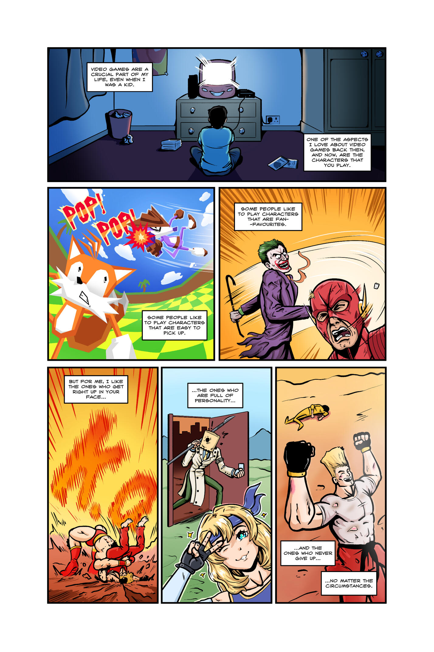 FCBD Short Story about Fighting Games