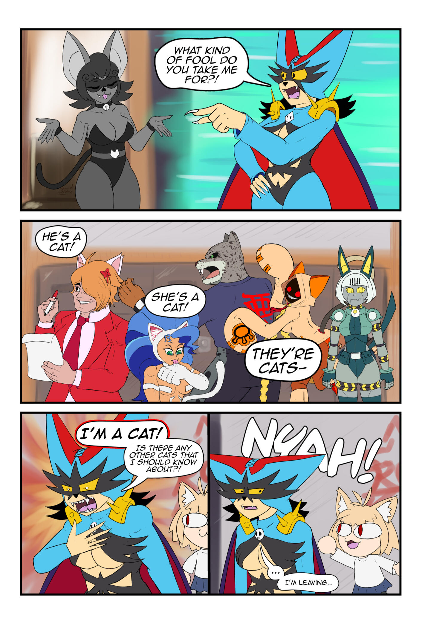 Ring Cats Fan One Page Comic Ring Cats Fan One Page Comic